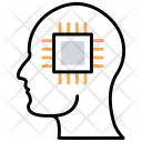 Artificial Intelligence Microchip Icon