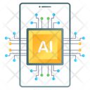 Artificial Intelligence Chip Icon
