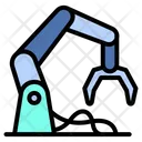 Artificial intelligence robot Icon - Download in Colored Outline Style