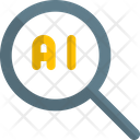 Artificial Intelligence Search Icon