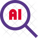 Artificial Intelligence Search Icon