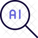 Artificial Intelligence Search  Icon