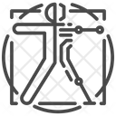 Artificial Man Artificial Intelligence Machine Icon