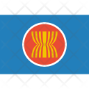 Asean Flag World Icon