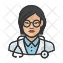 Asian Doctor Female Asian Doctor Icon