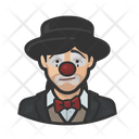 Asian Sad Clown Icon
