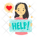 Asking For Help Icon