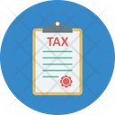 Asset And Liabilities Property Tax Tax Document Icon