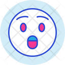 Astonished Face Emoji Smiley Emotion Icon