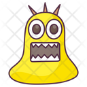 Astonished Monster Creature Monster Face Icon