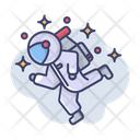Astronaut Galaxy Space Icon