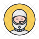 Astronaut Science Research Icon