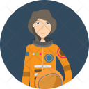 Astronaut Spaceman Science Icon