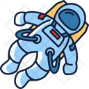 Astronaut Spaceship Satellite Icon