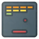 Atari Icon - Download in Colored Outline Style