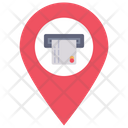 Atm Location Pin Map Icon