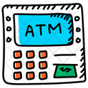Atm Payment Atm Transaction Atm Withdraw Icon