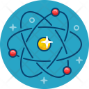 Atom Experiment Education Icon