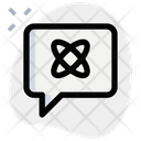 Atom Chat Icon