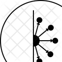 Atom Science Half Icon