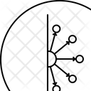 Atom Science Half Icon