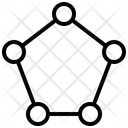 Pentagon Structureatom Network Icon