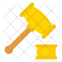 Auction Justice Hammer Icon