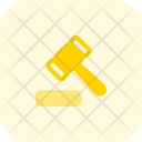 Auction Hammer Law Icon
