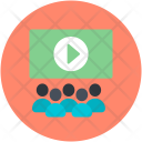 Audience Video Conference Icon