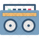 Audio Device Boombox Cassette Player Icon