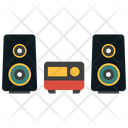 Audio Equipment Speakers Pair Sound Icon