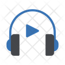 Audio Learning Video Online Icon