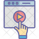 Audio Play Media Play Touch Play Icon