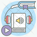 Audiobooks Audio Learning Electronic Books Icon