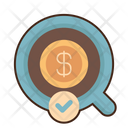 Auditing Financial Inspection Icon