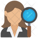 Auditor Woman User Icon