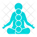 Auras Chakra Energy Yoga Icon
