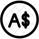 Australia Dollar Currency Coin Icon