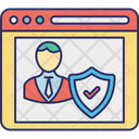 Authentication Password Protected Personal Data Protection Icon