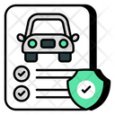 Auto Insurance Policy  Icon