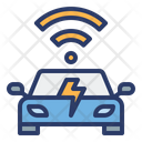 Auto Rechargeable Car System Electric Car Automation Icon