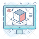 Augmented Reality 3 D Technology Ar Icon