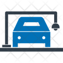 Automobile Car Parking Car Porch Icon
