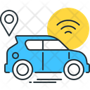 Autonomous Car Automatic Car Transportation Icon