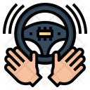 Drive Autopilot Artificial Icon