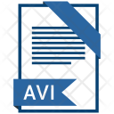 Avi Format Document Icon