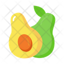 Avocado Tropical Superfood Icon