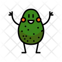Avocado Character Icon