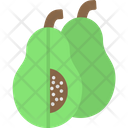 Avocado Cut Icon