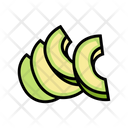 Avocado Slice Bunch Icon